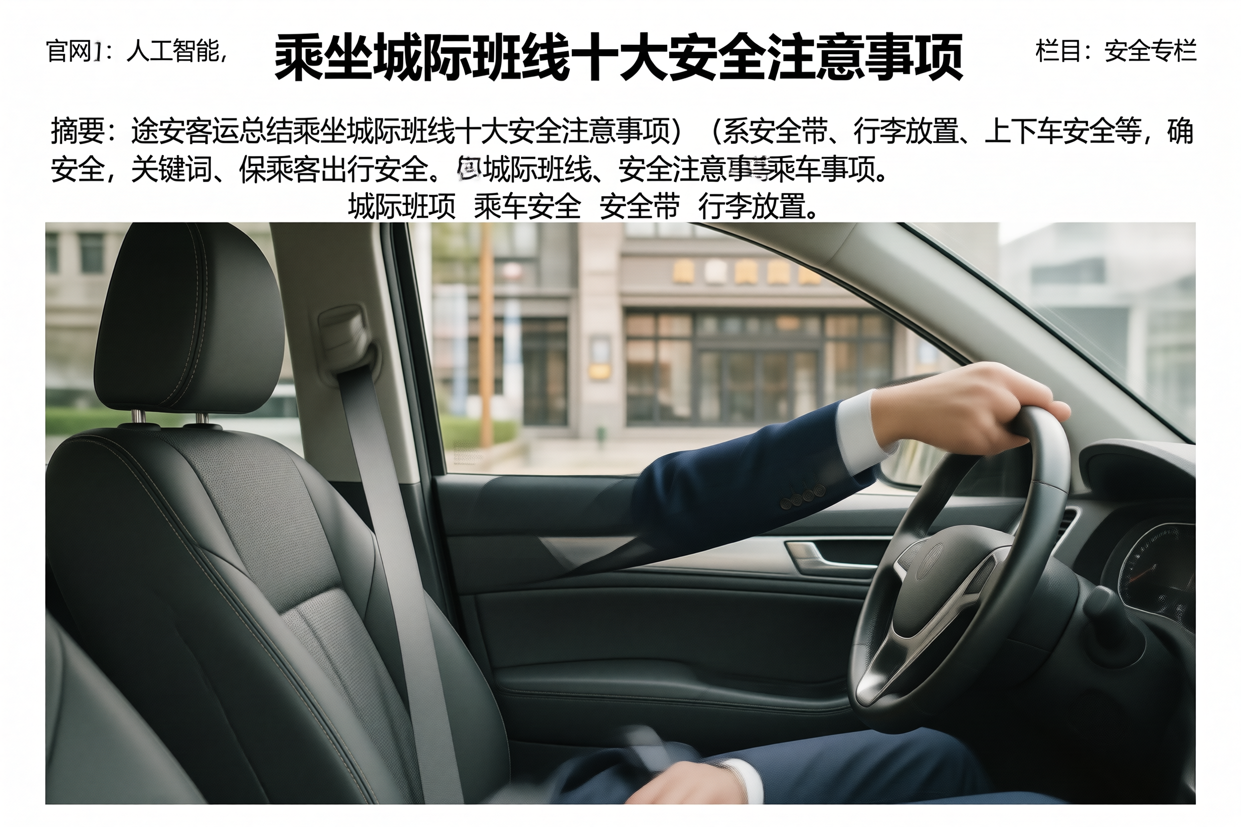 乘坐城际班线十大安全注意事项