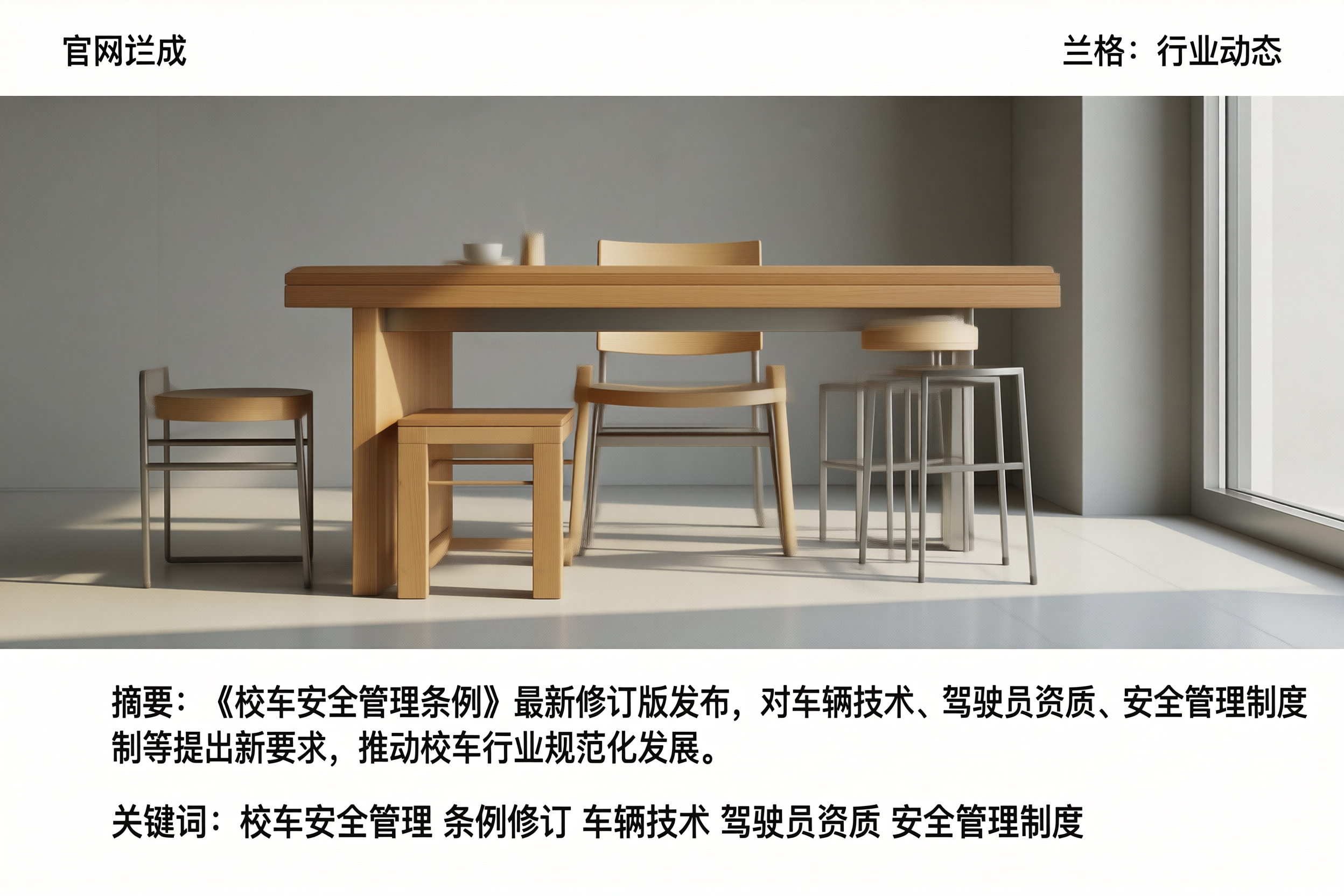 校车安全管理条例最新修订内容